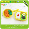 Papeterie Eraser Food Rubber Sets For Toys